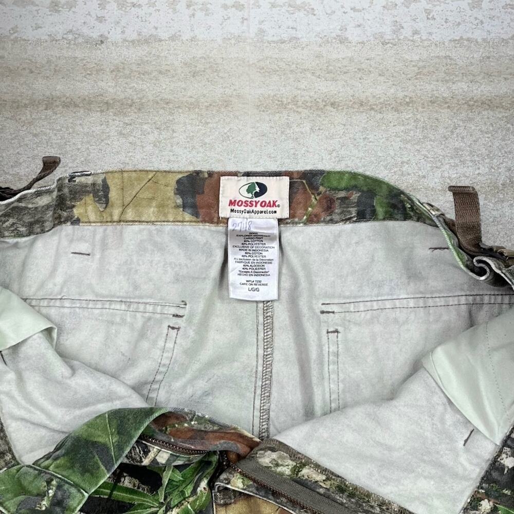 Vintage 90s Mossy Oak Hunting Camo Tactical Pants 36x32 Baggy Cargos Woodland - Picture 4 of 4